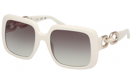 Gafas de Sol - Guess - GU00161 - 21P  SHINY WHITE // GREEN GRADIENT