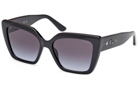 Gafas de Sol - Guess - GU00162 - 01B  SHINY BLACK // GREY GRADIENT