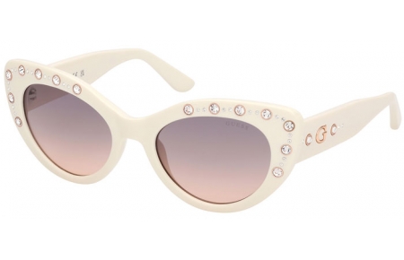 Gafas de Sol - Guess - GU00163 - 21B  SHINY WHITE // GREY GRADIENT