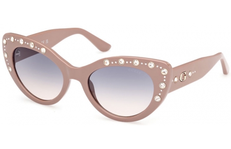 Gafas de Sol - Guess - GU00163 - 57W  SHINY BEIGE // BLUE GRADIENT