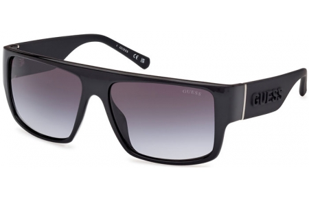 Gafas de Sol - Guess - GU00165 - 01B  SHINY BLACK // GREY GRADIENT