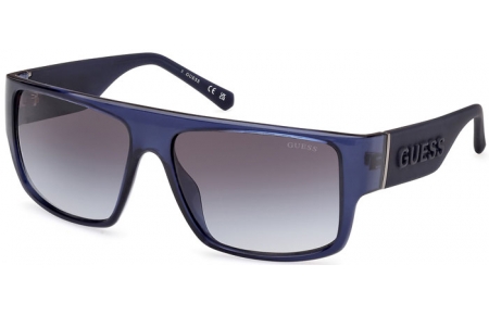 Gafas de Sol - Guess - GU00165 - 90B  SHINY BLUE // GREY GRADIENT