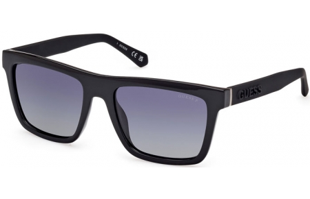 Gafas de Sol - Guess - GU00166 - 01D  SHINY BLACK // GREY GRADIENT