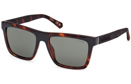 Gafas de Sol - Guess - GU00166 - 52N  DARK HAVANA // GREEN