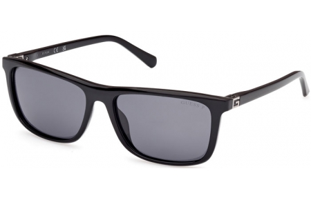 Gafas de Sol - Guess - GU00169 - 01D  SHINY BLACK // GREY POLARIZED