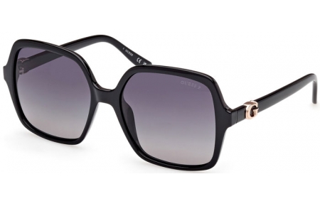 Gafas de Sol - Guess - GU00190 - 01D  SHINY BLACK // GREY POLARIZED