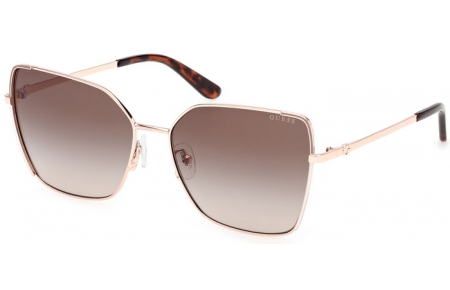 Gafas de Sol - Guess - GU00192 - 28F  SHINY ROSE GOLD // BROWN GRADIENT