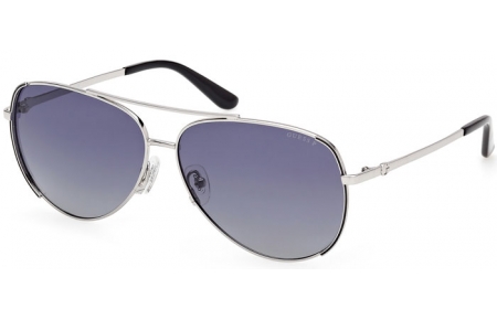 Gafas de Sol - Guess - GU00193 - 10D  SHINY ANTIQUE LIGHT NICKEL // GREY GRADIENT POLARIZED