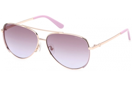 Gafas de Sol - Guess - GU00193 - 59F  SHINY ROSE GOLD // BROWN GRADIENT