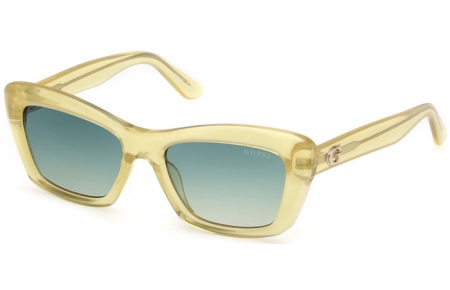 Gafas de Sol - Guess - GU00195 - 39P  SHINY TRANSPARENT YELLOW // GREEN GRADIENT