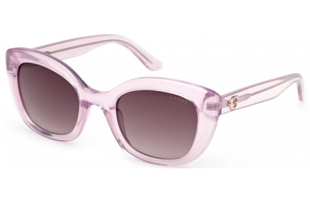 Gafas de Sol - Guess - GU00196 - 78F  SHINY TRANSPARENT LILAC // BROWN GRADIENT