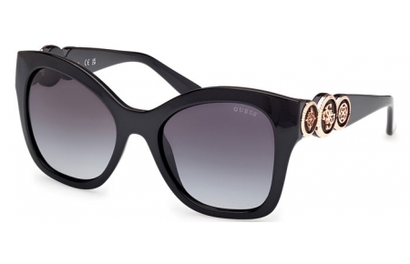 Gafas de Sol - Guess - GU00197 - 01B  SHINY BLACK // GREY GRADIENT