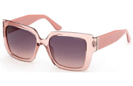 Sunglasses - Guess - GU00200 - 72F  SHINY TRANSPARENT PINK // BROWN GRADIENT