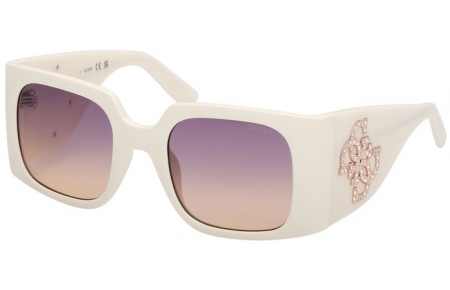 Gafas de Sol - Guess - GU00201-H - 21Z  SHINY WHITE // VIOLET GRADIENT