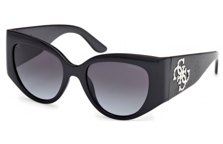 Gafas de Sol - Guess - GU00202 - 01B  SHINY BLACK // GREY GRADIENT