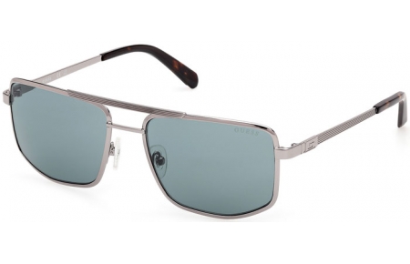 Gafas de Sol - Guess - GU00208 - 08V  SHINY BRONZE // LIGHT BLUE