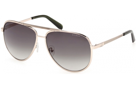 Gafas de Sol - Guess - GU00209 - 32P  SHINY PALE GOLD // GREEN GRADIENT