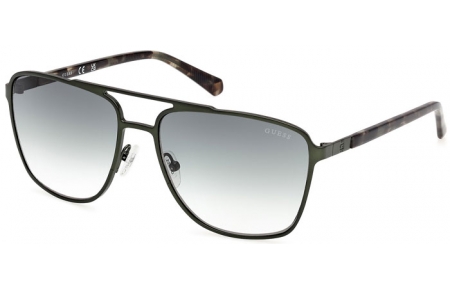 Gafas de Sol - Guess - GU00210 - 97P  MATTE DARK GREEN // GREEN GRADIENT