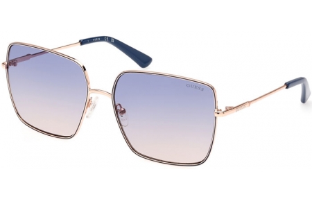 Gafas de Sol - Guess - GU7866 - 28W  SHINY GOLD // BLUE GRADIENT