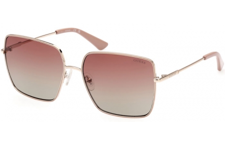 Gafas de Sol - Guess - GU7866 - 32T  SHINY GOLD // BURGUNDY GRADIENT