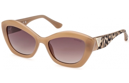 Gafas de Sol - Guess - GU7868 - 57F  SHINY BEIGE // BROWN GRADIENT