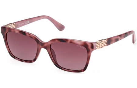 Lunettes de soleil - Guess - GU7869 - 71S  HAVANA BURGUNDY // BURGUNDY