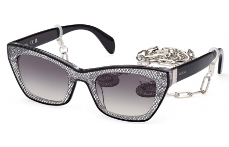 Gafas de Sol - Guess - GU7873 - 01B  SHINY BLACK // GREY GRADIENT