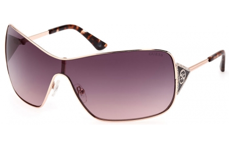 Gafas de Sol - Guess - GU7876 - 28B  SHINY GOLD // GREY GRADIENT