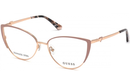 Monturas - Guess - GU2813 - 058  MATTE GOLD LIGHT BROWN