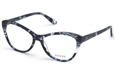 Monturas - Guess - GU2818 - 092  BLACK BLUE