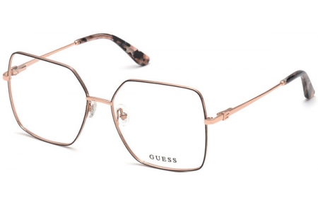 Monturas - Guess - GU2824 - 005  SHINY ROSE GOLD BLACK