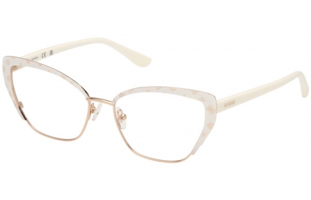 Lunettes de vue - Guess - GU50122 - 021  MATTE WHITE GOLD