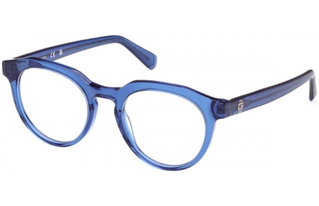 Lunettes de vue - Guess - GU50134 - 090  SHINY TRANSPARENT BLUE