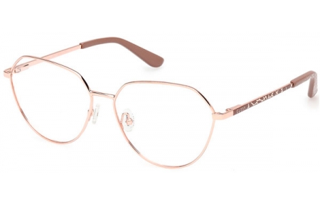 Monturas - Guess - GU50169 - 028  SHINY ROSE GOLD MATTE BEIGE