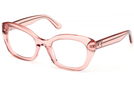 Monturas - Guess - GU50225 - 072  SHINY TRANSPARENT PINK