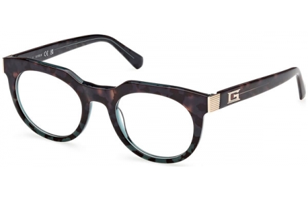 Monturas - Guess - GU50241 - 098  HAVANA DARK GREEN