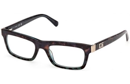 Monturas - Guess - GU50242 - 098  HAVANA DARK GREEN