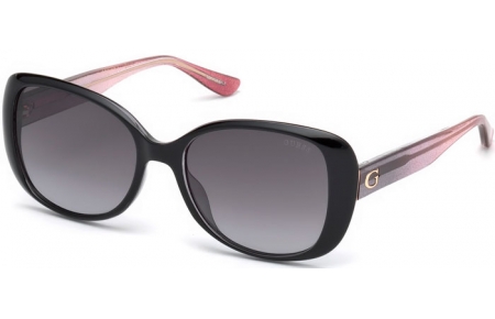 Gafas de Sol - Guess - GU7554 - 01B  SHINY BLACK // GREY GRADIENT