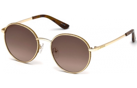 Gafas de Sol - Guess - GU7556 - 32F  GOLD // BROWN GRADIENT