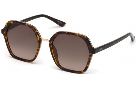 Gafas de Sol - Guess - GU7557 - 52F  DARK HAVANA // BROWN GRADIENT