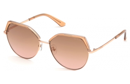 Gafas de Sol - Guess - GU7736 - 57G  SHINY BEIGE // LIGHT BROWN MIRROR