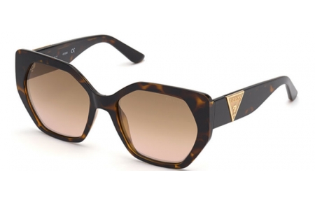 Gafas de Sol - Guess - GU7741 - 52G  DARK HAVANA // BROWN GRADIENT MIRROR