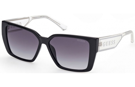 Gafas de Sol - Guess - GU7818 - 01B  SHINY BLACK // GREY GRADIENT