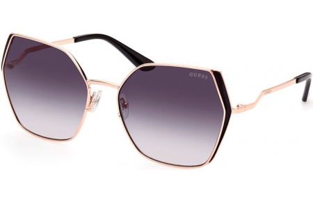 Gafas de Sol - Guess - GU7843 - 28B  SHINY GOLD // GREY GRADIENT