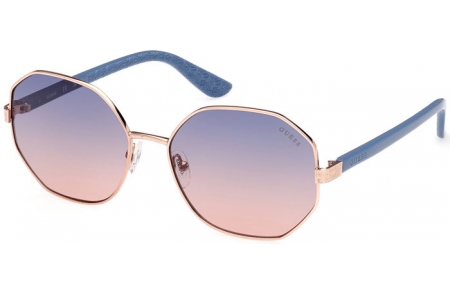 Gafas de Sol - Guess - GU7880-H  - 28W  SHINY GOLD // BLUE GRADIENT PINK