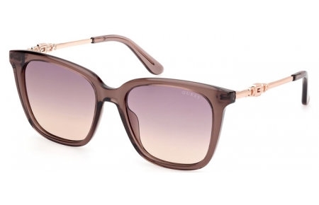 Gafas de Sol - Guess - GU7886 - 59Z  SHINY TRANSPARENT BROWN // VIOLET GRADIENT