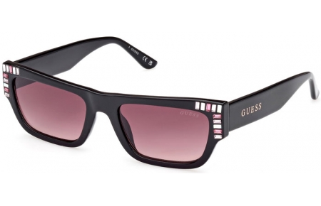 Gafas de Sol - Guess - GU7902 - 01T  SHINY BLACK // BURGUNDY GRADIENT