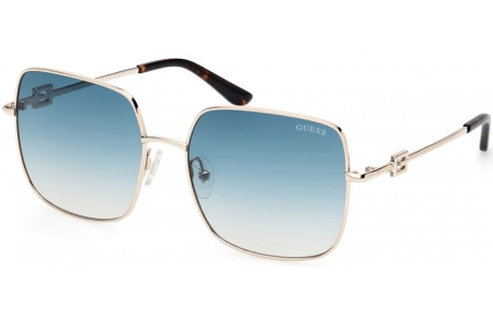 Gafas de Sol - Guess - GU7906-H  - 32P  SHINY GOLD // BLUE GRADIENT