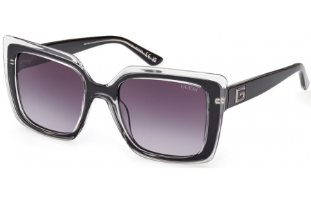 Gafas de Sol - Guess - GU7908 - 05B  BLACK CRYSTAL // GREY GRADIENT