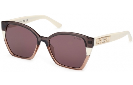 Gafas de Sol - Guess - GU7912 - 20Y  GREY BROWN IVORY // VIOLET